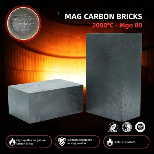 Mag Carbon Bricks: betrouwbare vuurvaste materialen voor staalovens